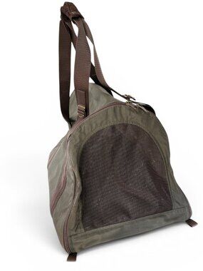 Wagwear Travel Carrier Cotton Ripstop Olive Green Large 21" x 13" x 13"